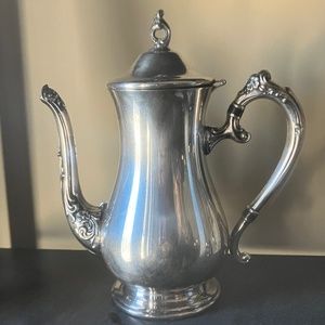 PILGRIM SILVERPLATE TEAPOT ORNATE